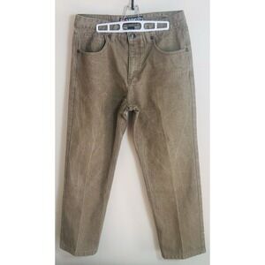 Southpole Mens 34x30 Khaki Tan Denim Jeans Straight Leg Streetwear RN82628